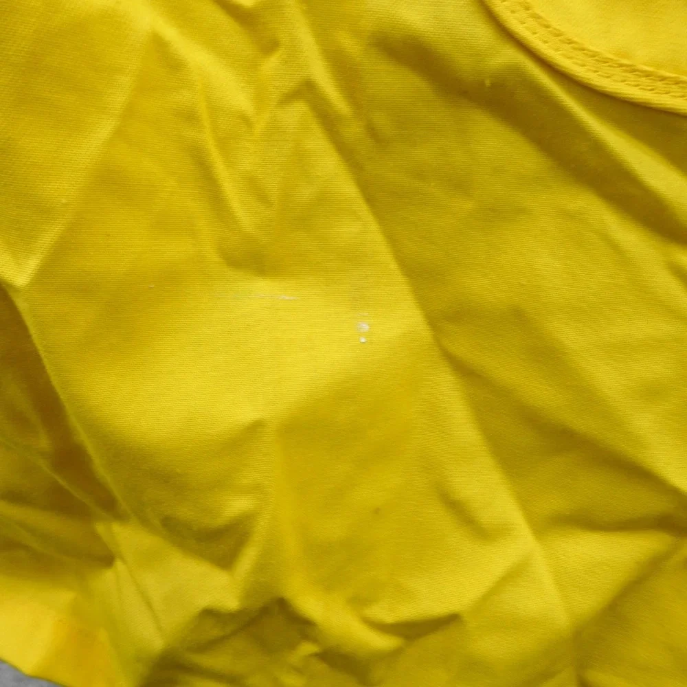 Union Made Apron One Size Squirt‎ Soda Advertising Yellow Vintage 1980s Rare